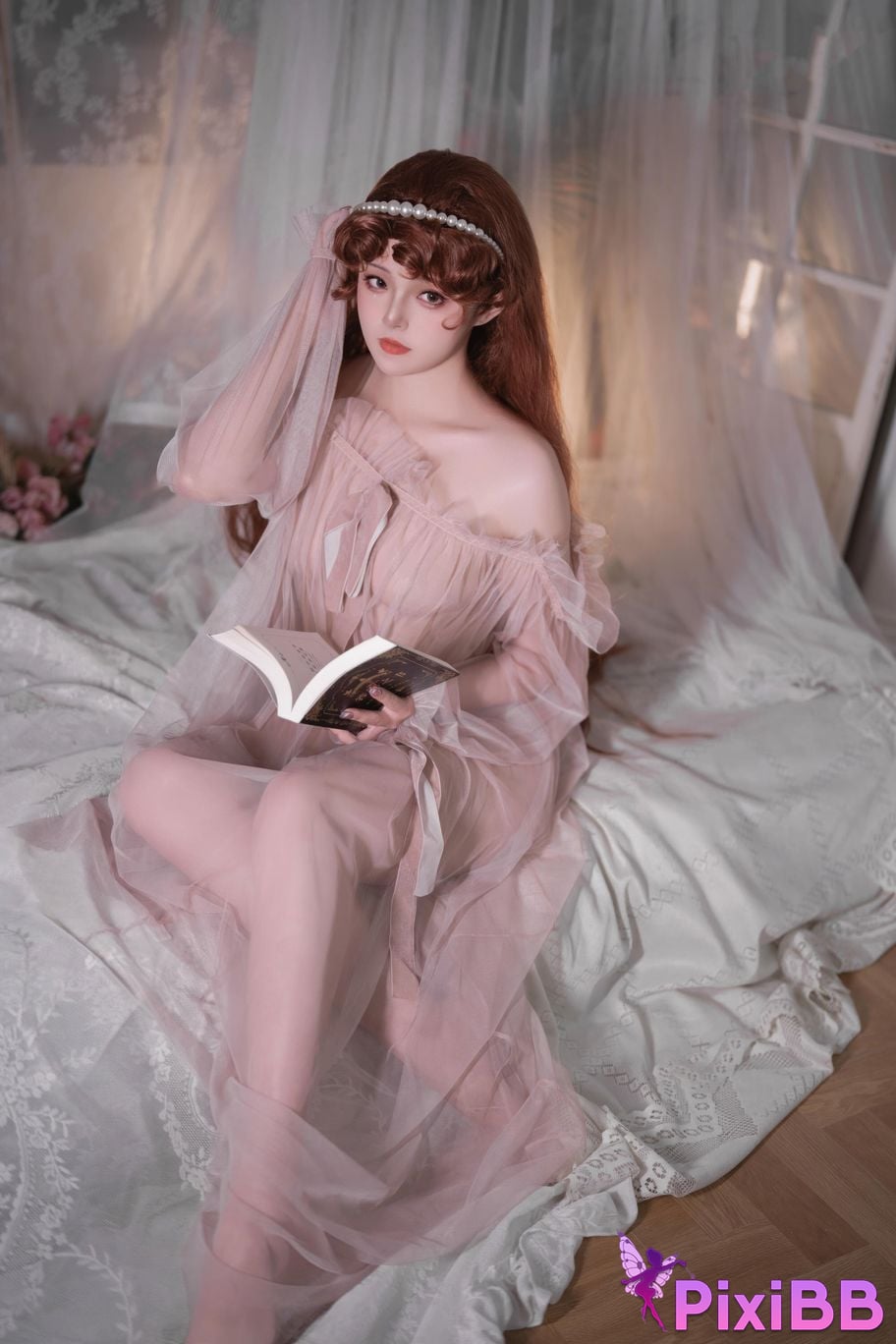 Cosplayer Natsuko Xia Xiazi 2026 birthday private room powder mist PixiBB.COM 007