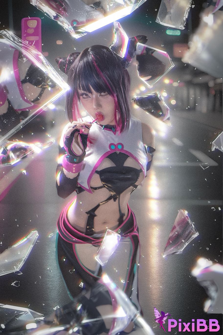 Cosplayer Titanium alloy TiTi Juri PixiBB.COM 007