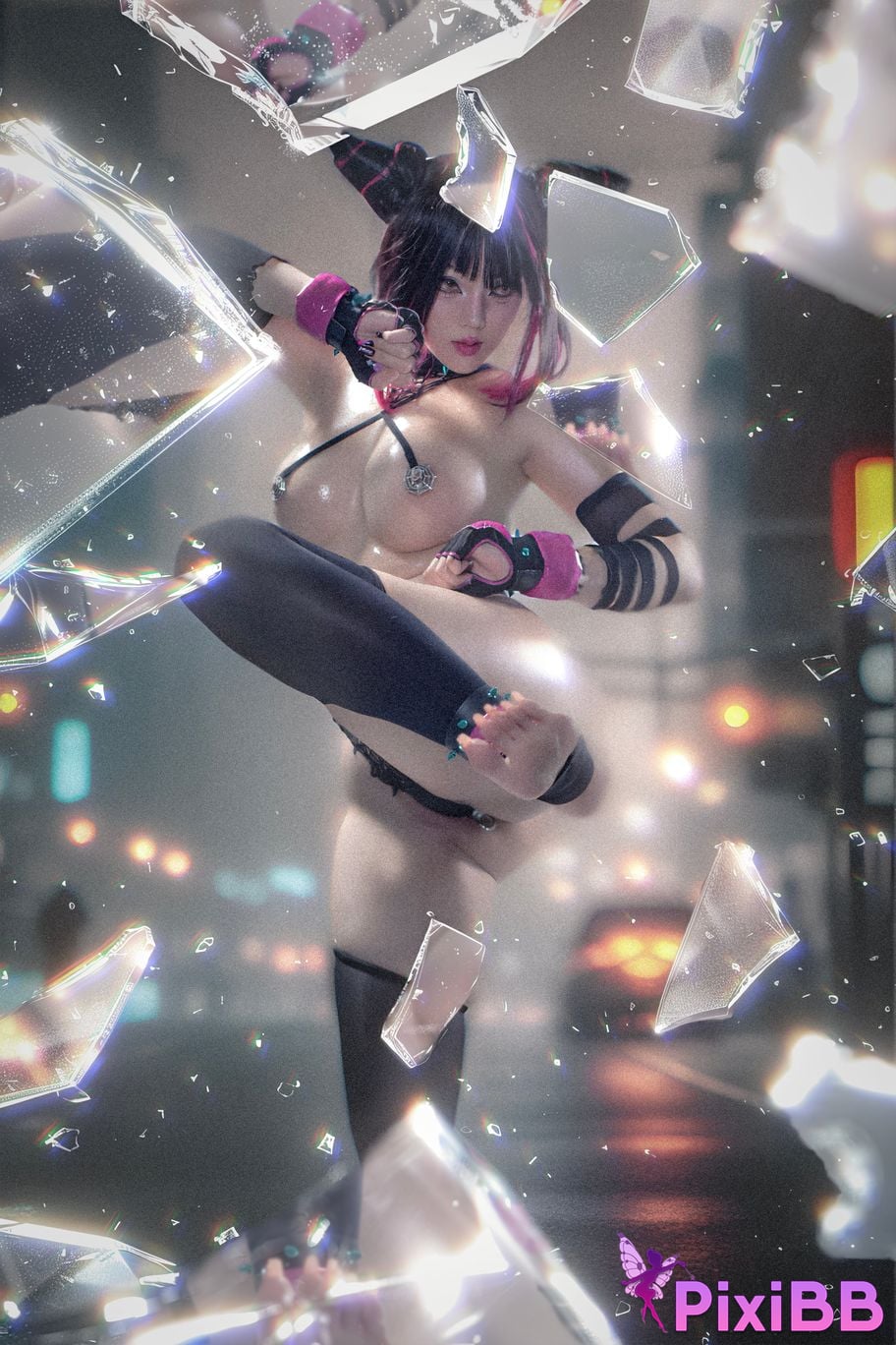 Cosplayer Titanium alloy TiTi Juri PixiBB.COM 047