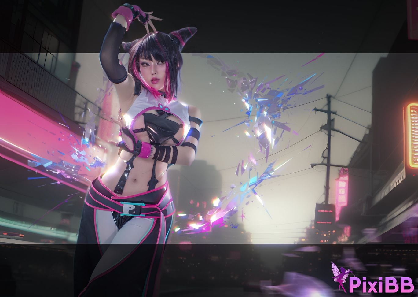 Cosplayer Titanium alloy TiTi Juri PixiBB.COM 089