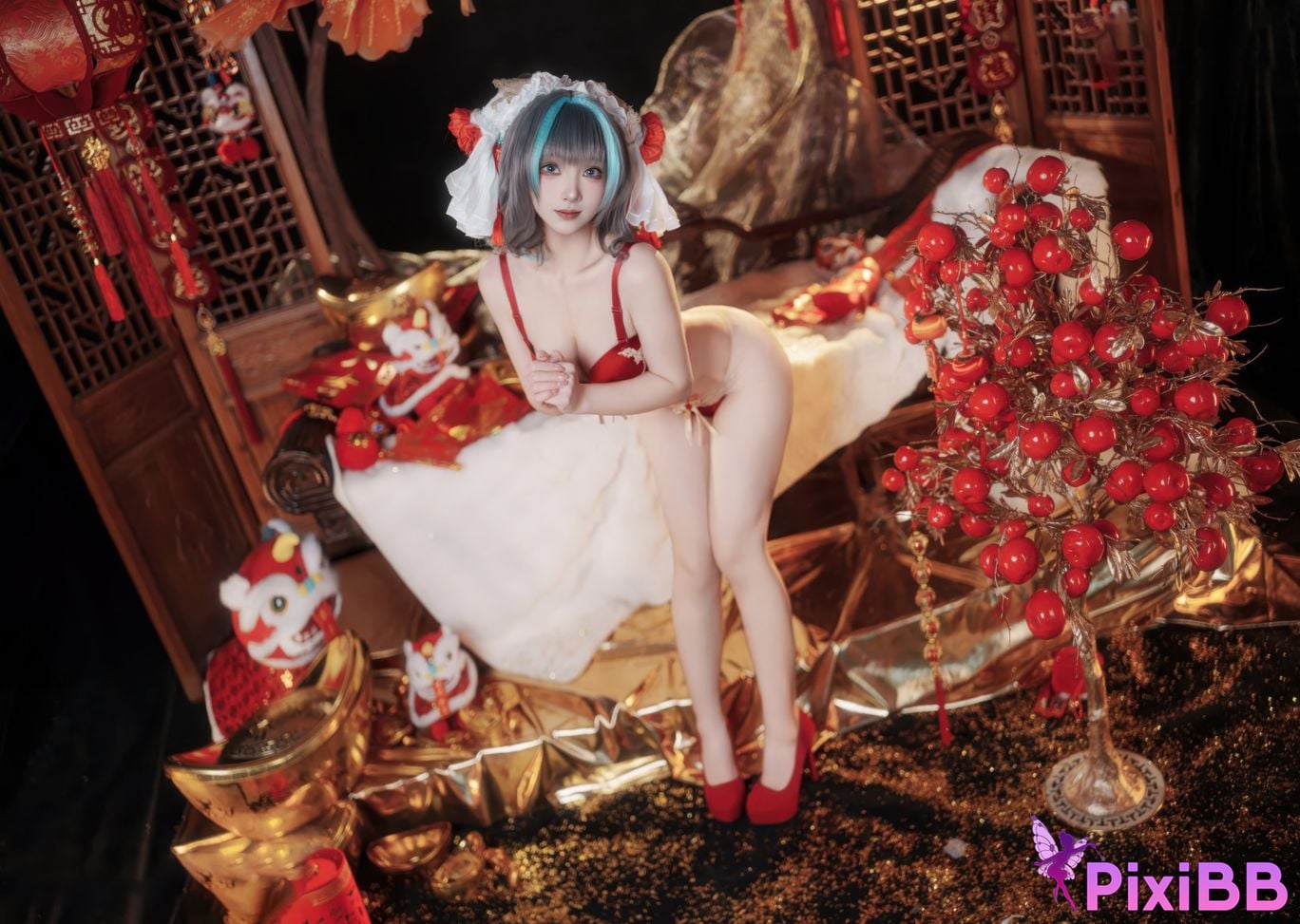 Cosplayer Bangni Bonnie New Year Cheshire PixiBB.COM 006