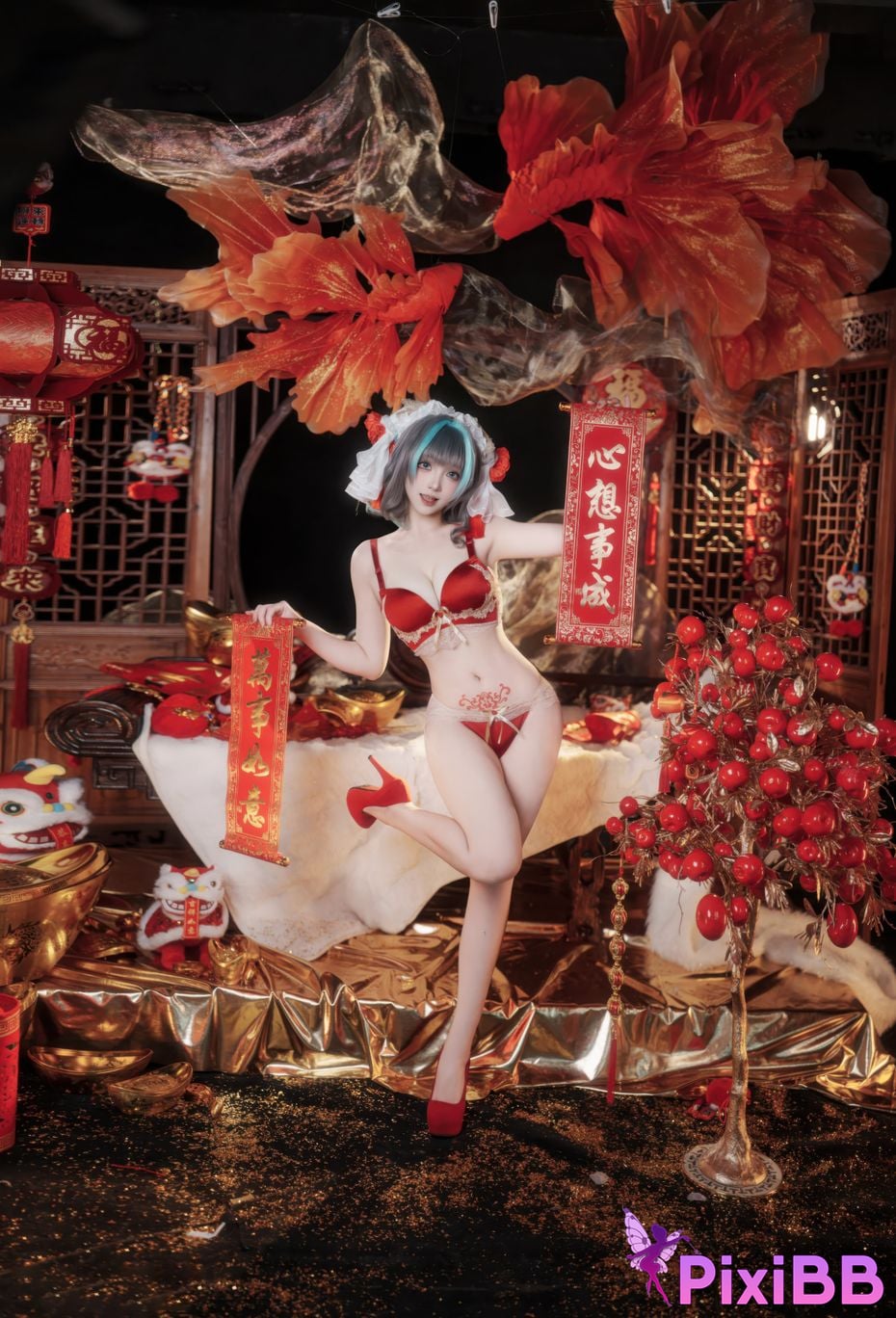 Cosplayer Bangni Bonnie New Year Cheshire PixiBB.COM 007