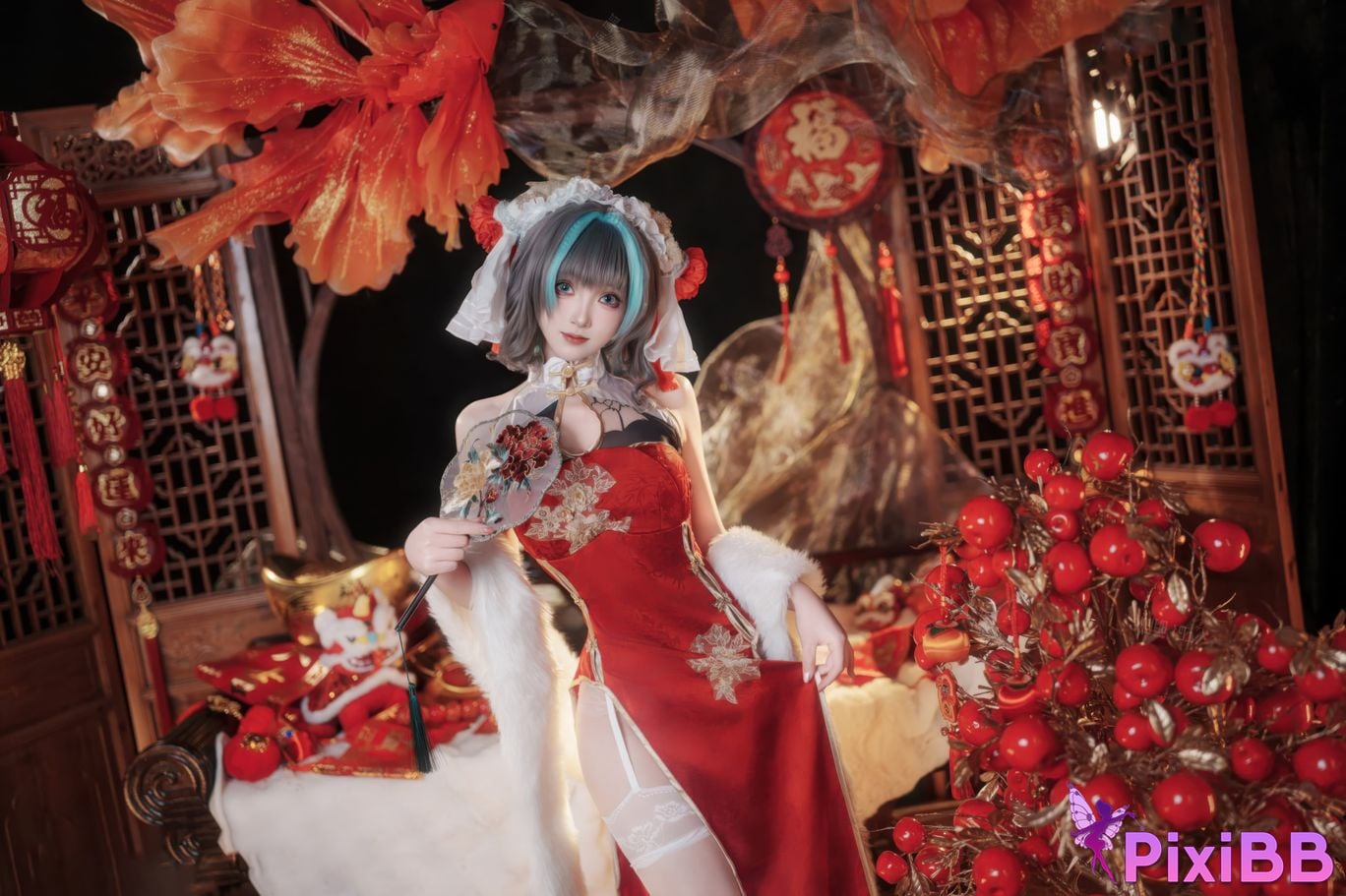 Cosplayer Bangni Bonnie New Year Cheshire PixiBB.COM 013