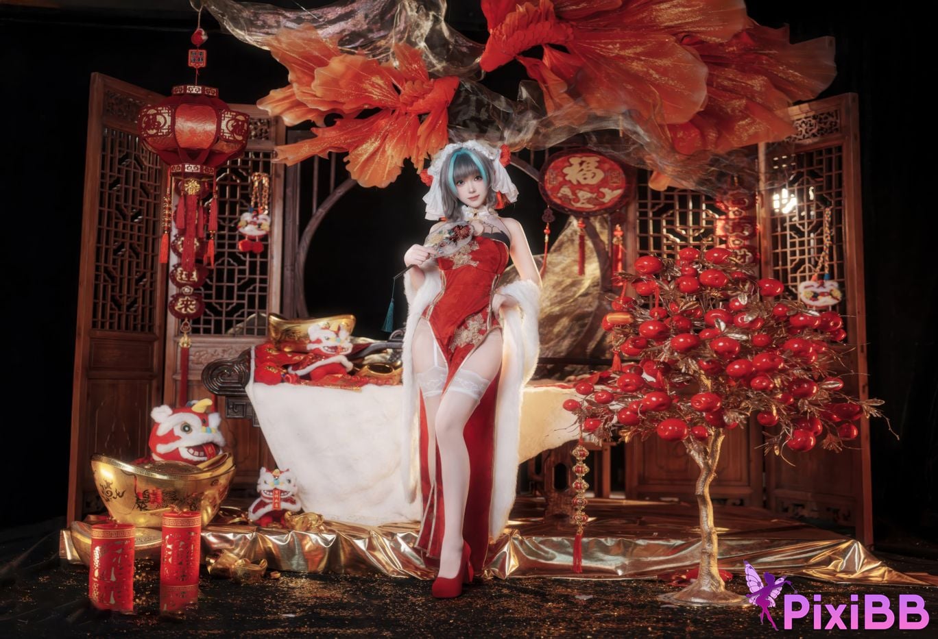 Cosplayer Bangni Bonnie New Year Cheshire PixiBB.COM 015