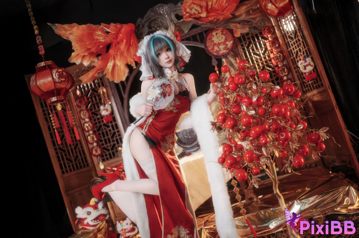 Cosplayer Bangni Bonnie New Year Cheshire PixiBB.COM 016