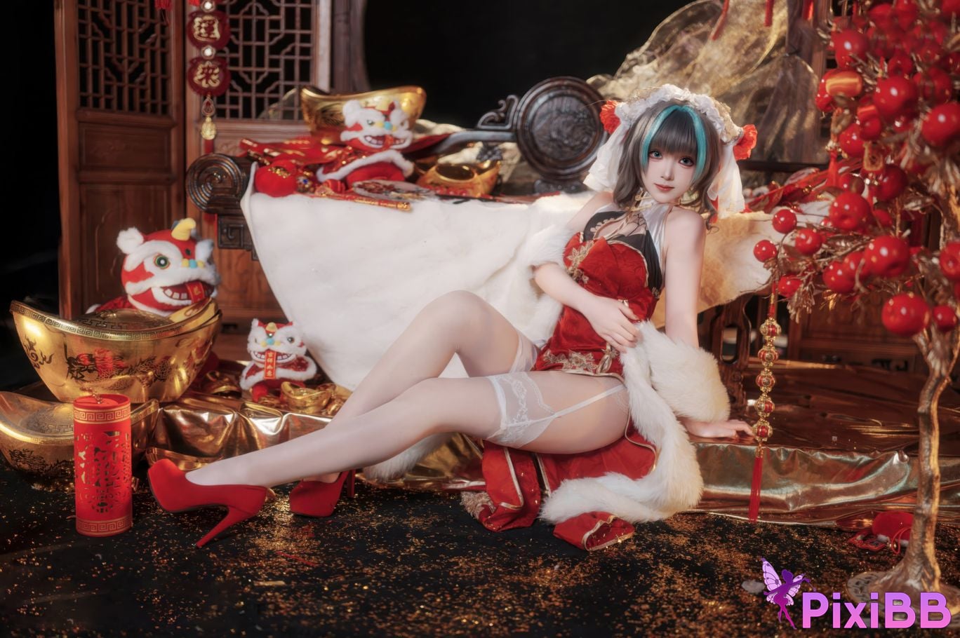 Cosplayer Bangni Bonnie New Year Cheshire PixiBB.COM 021