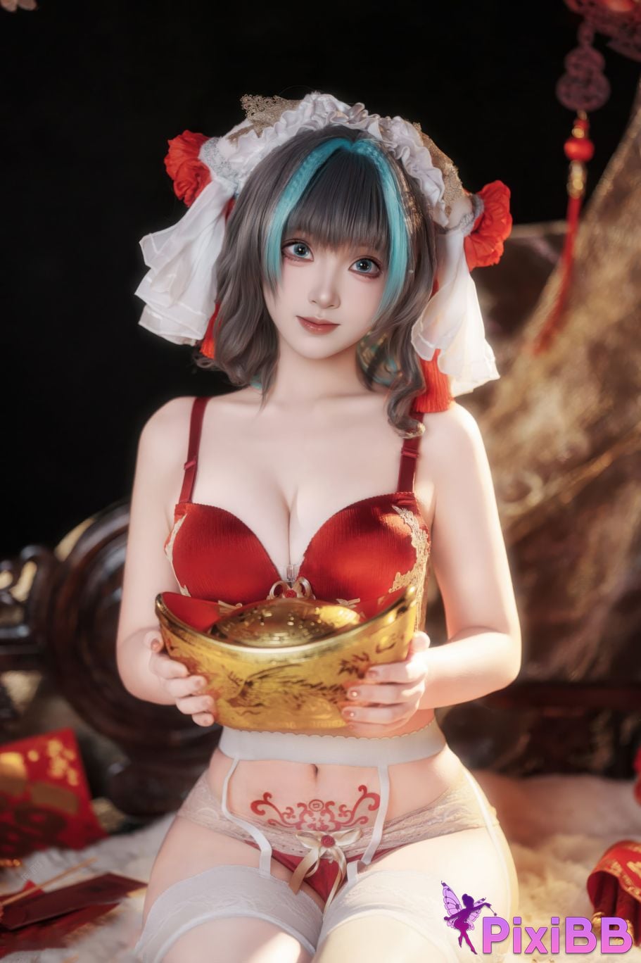 Cosplayer Bangni Bonnie New Year Cheshire PixiBB.COM 035