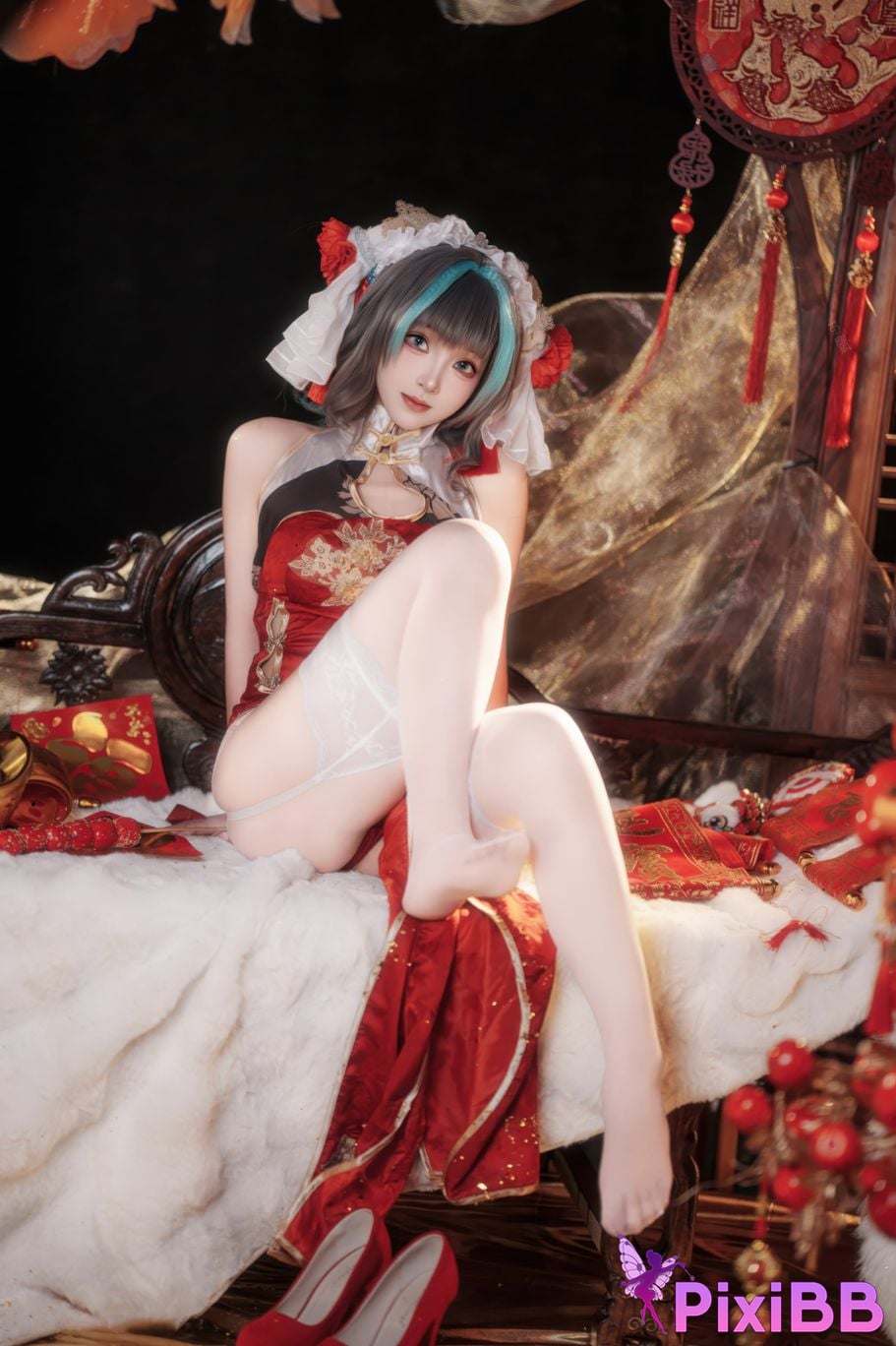 Cosplayer Bangni Bonnie New Year Cheshire PixiBB.COM 045