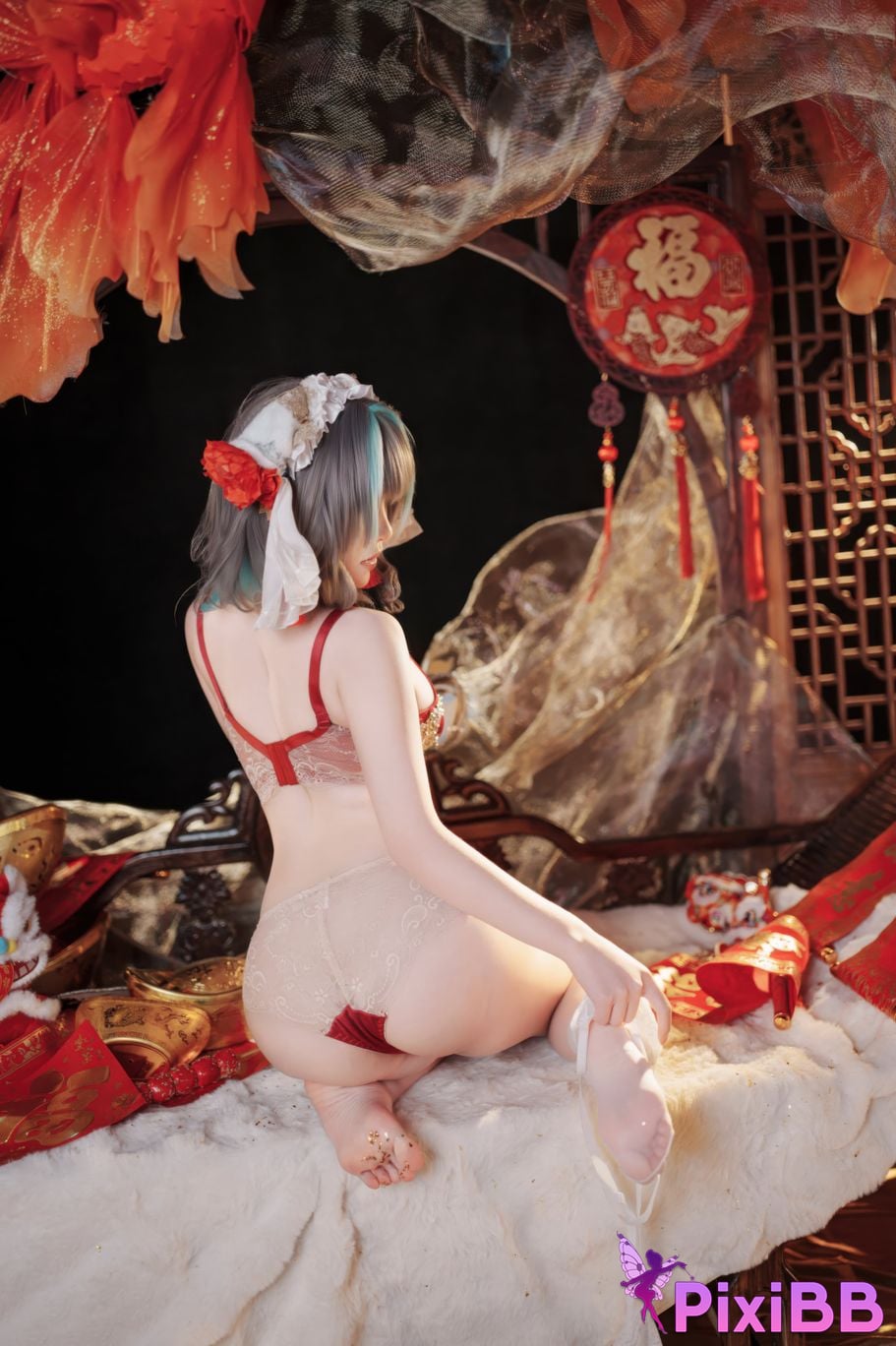 Cosplayer Bangni Bonnie New Year Cheshire PixiBB.COM 048