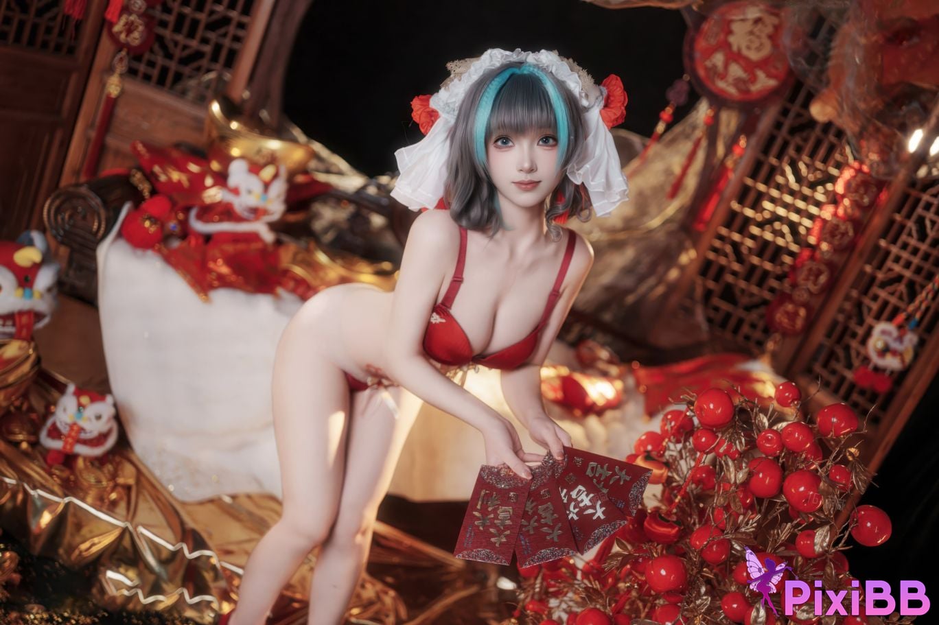Cosplayer Bangni Bonnie New Year Cheshire PixiBB.COM 053