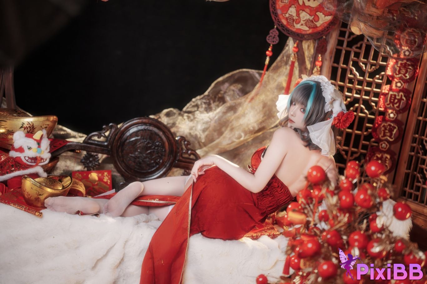 Cosplayer Bangni Bonnie New Year Cheshire PixiBB.COM 066