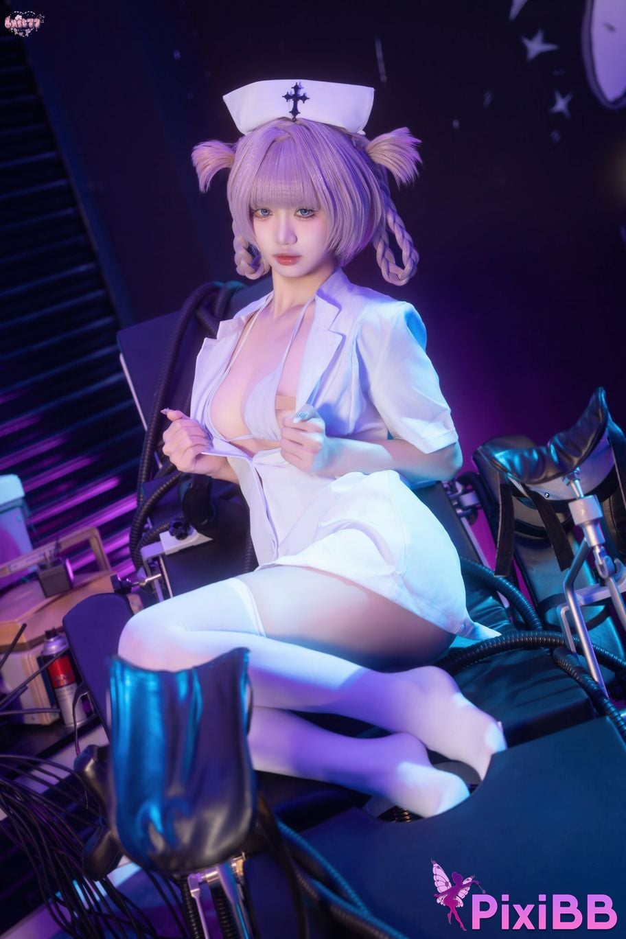 Cosplayer Qiqi be good Song all night nurse uniform PixiBB.COM 004