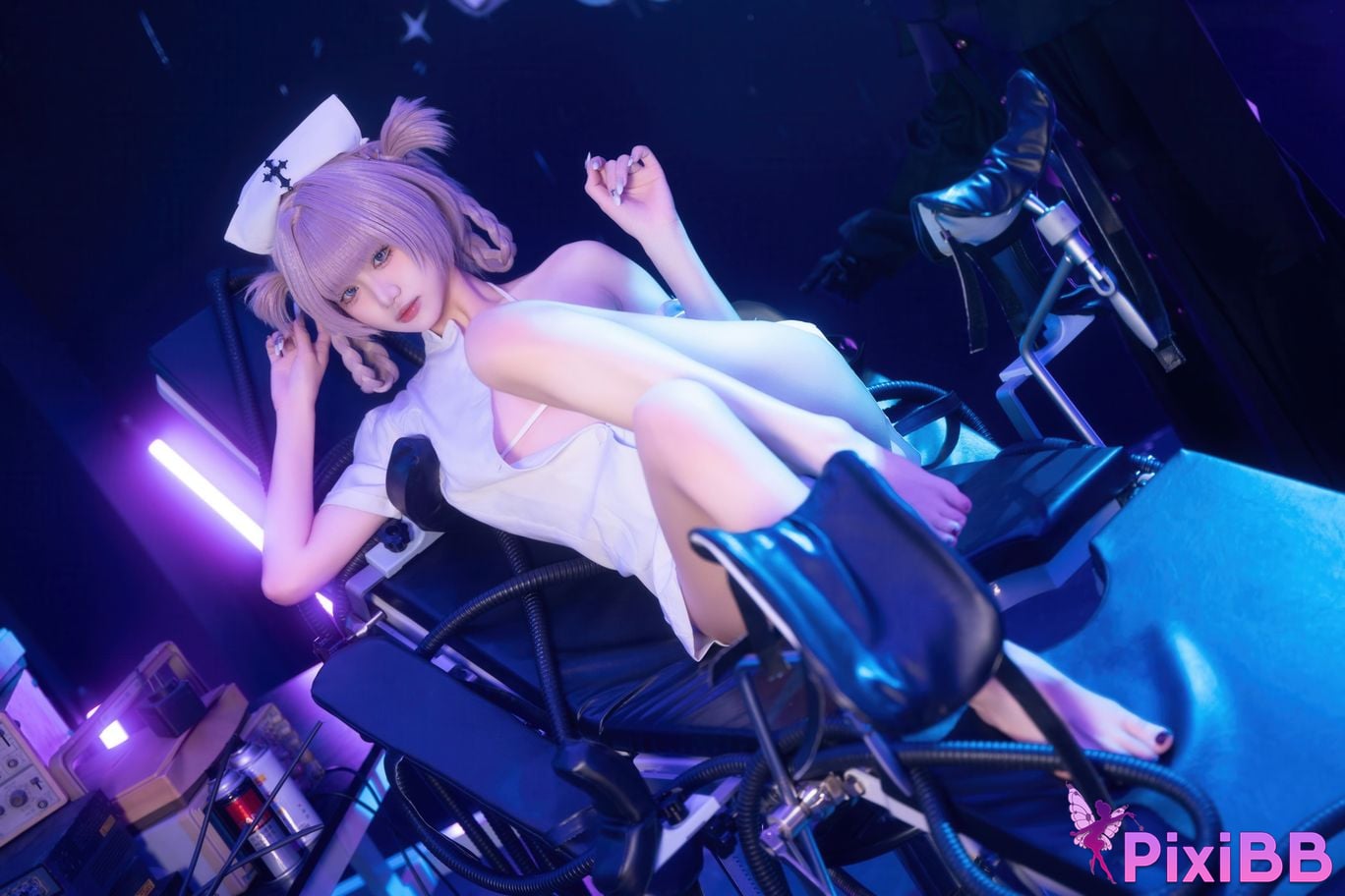 Cosplayer Qiqi be good Song all night nurse uniform PixiBB.COM 017