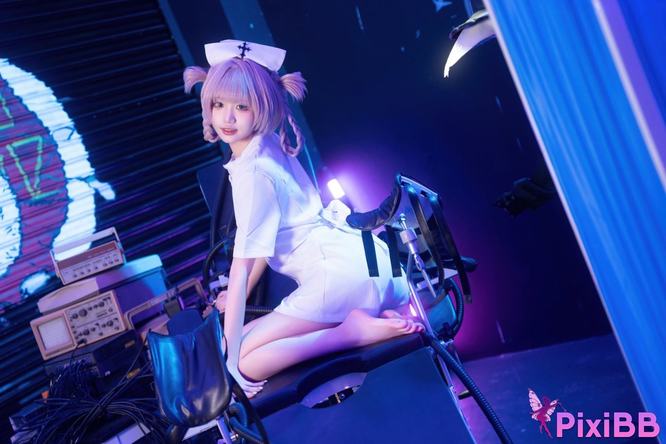 Cosplayer Qiqi be good Song all night nurse uniform PixiBB.COM 021