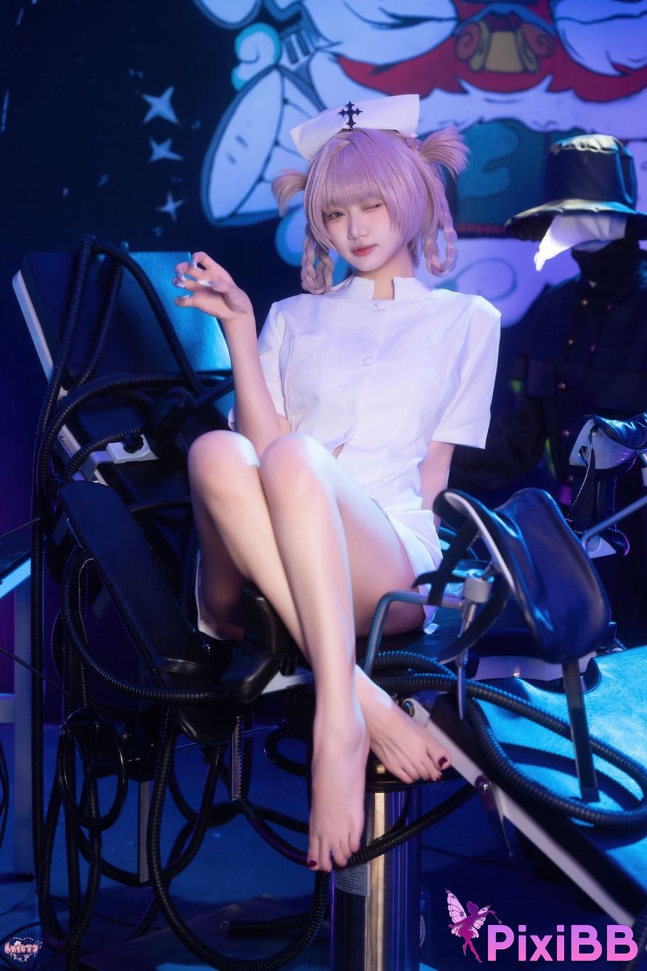 Cosplayer Qiqi be good Song all night nurse uniform PixiBB.COM 023