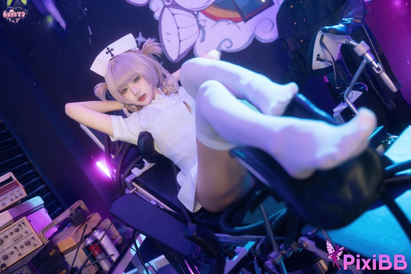 Cosplayer Qiqi be good Song all night nurse uniform PixiBB.COM 035