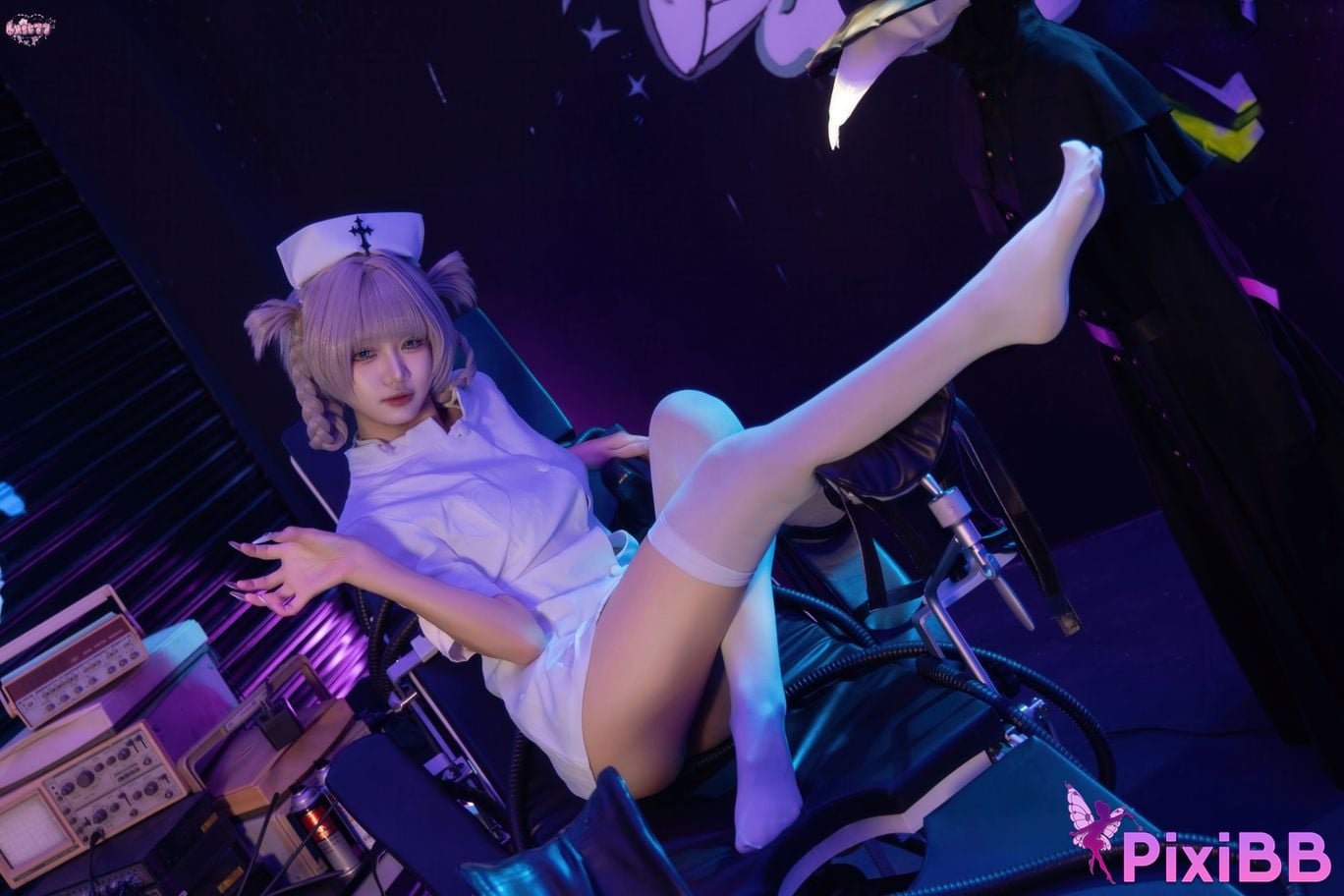 Cosplayer Qiqi be good Song all night nurse uniform PixiBB.COM 051