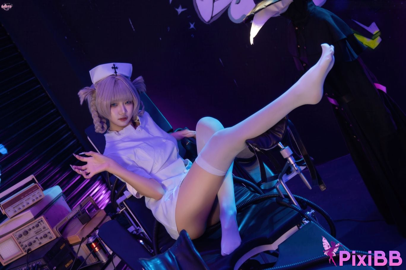 Cosplayer Qiqi be good Song all night nurse uniform PixiBB.COM 052