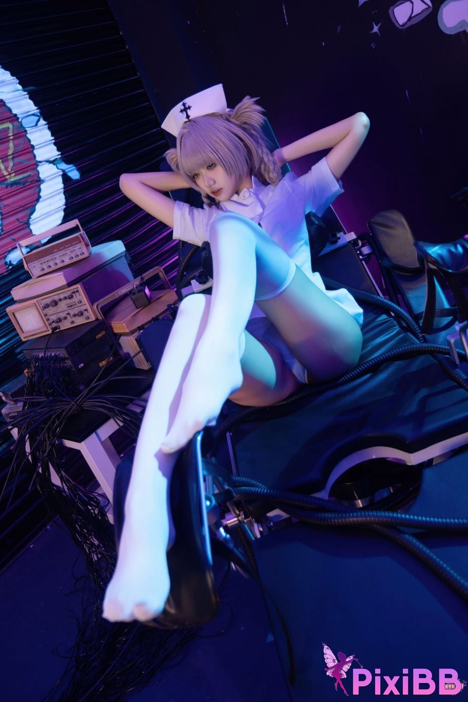 Cosplayer Qiqi be good Song all night nurse uniform PixiBB.COM 056