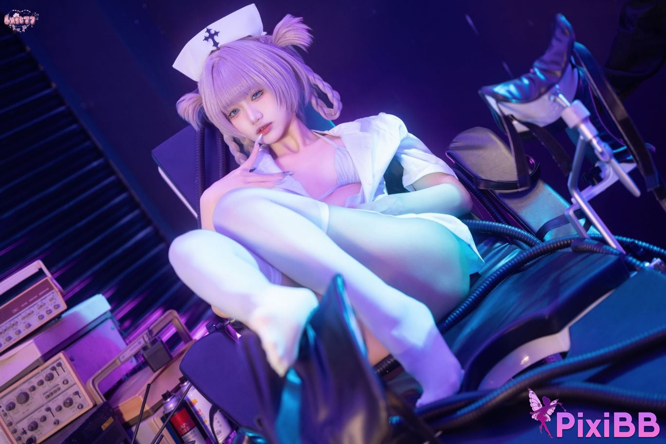 Cosplayer Qiqi be good Song all night nurse uniform PixiBB.COM 057