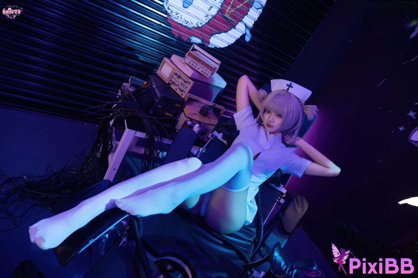Cosplayer Qiqi be good Song all night nurse uniform PixiBB.COM 060
