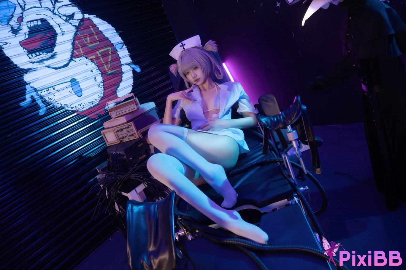 Cosplayer Qiqi be good Song all night nurse uniform PixiBB.COM 063