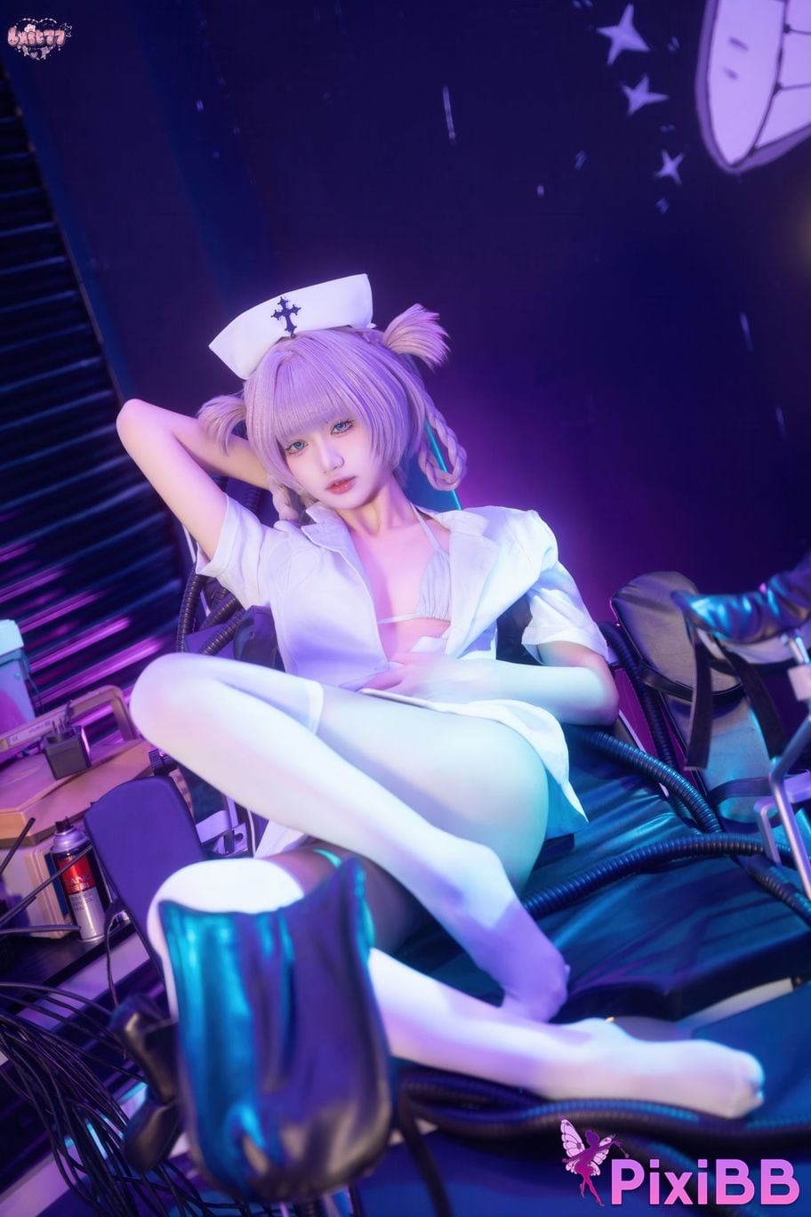 Cosplayer Qiqi be good Song all night nurse uniform PixiBB.COM 068