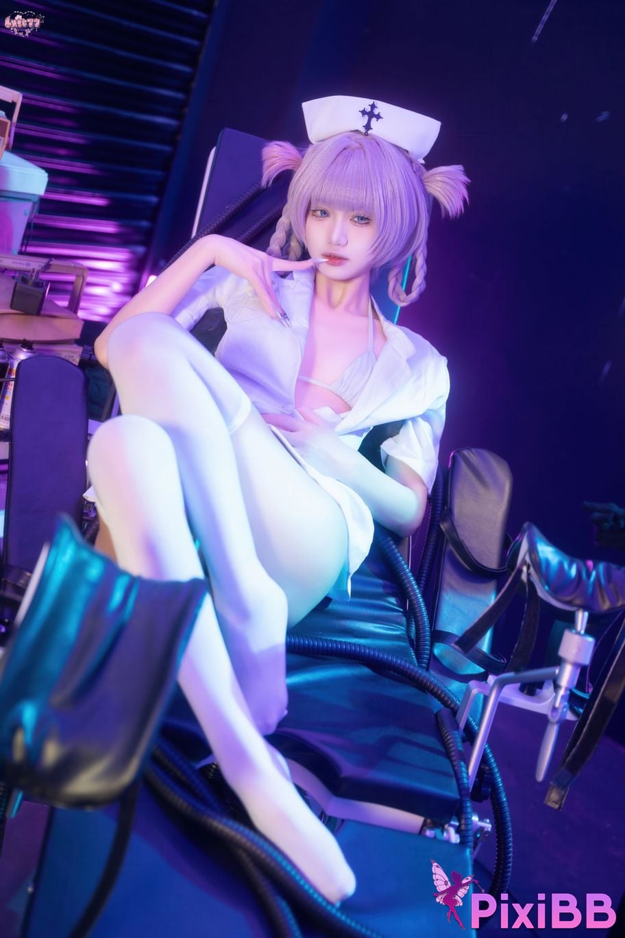 Cosplayer Qiqi be good Song all night nurse uniform PixiBB.COM 079