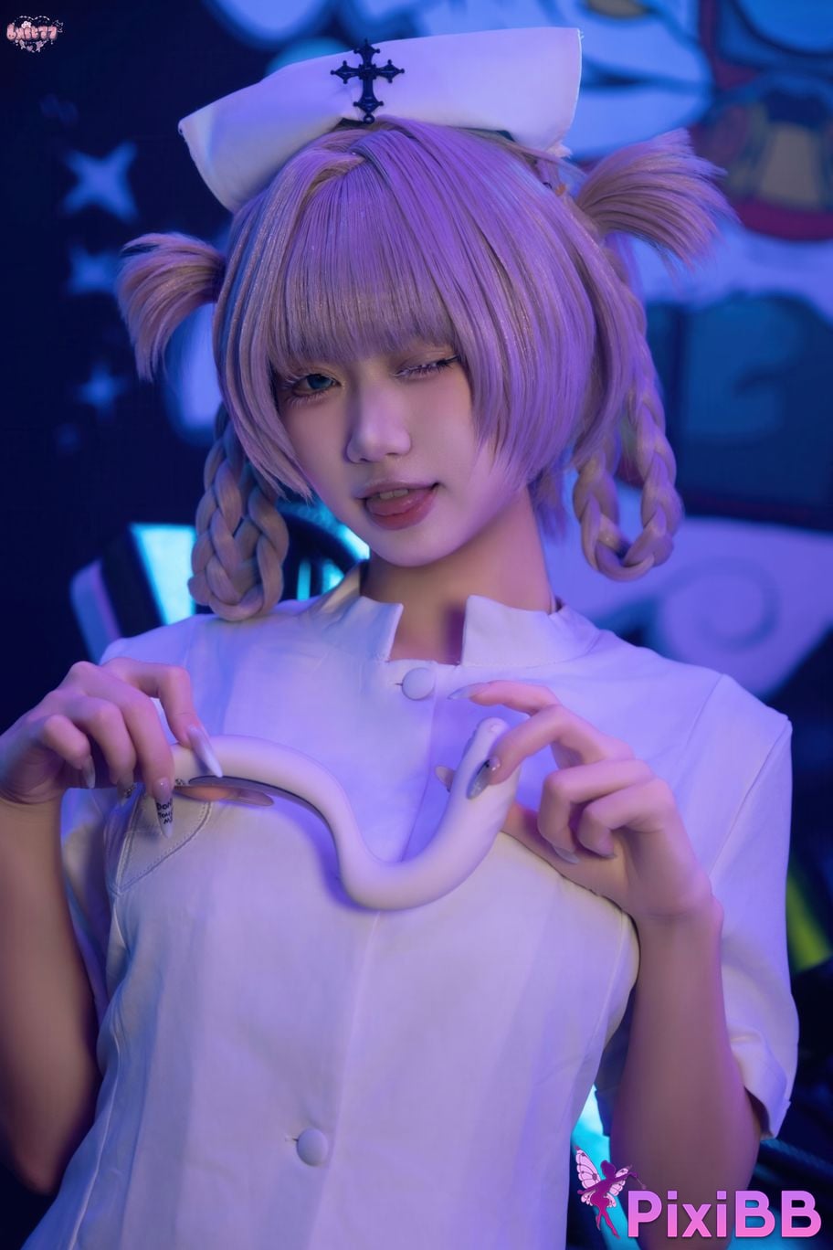 Cosplayer Qiqi be good Song all night nurse uniform PixiBB.COM 094