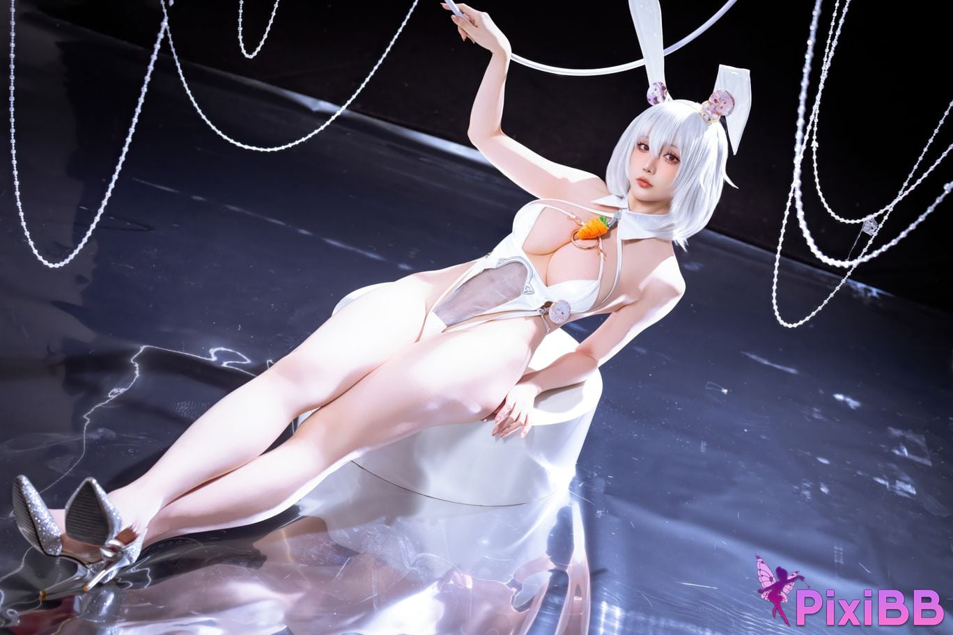 Cosplayer The star is late Hoshilily azur lane Sirius PixiBB.COM 005