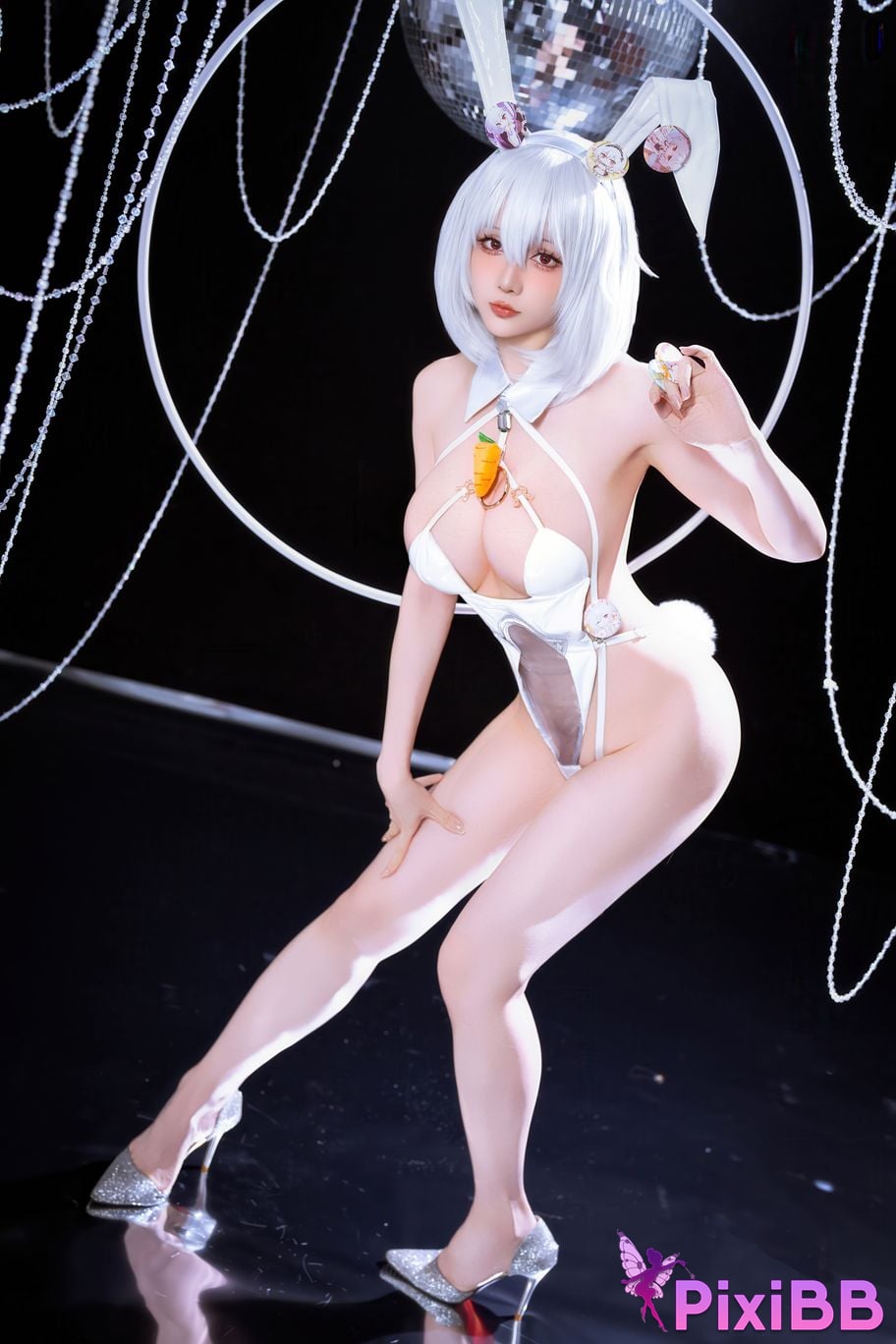 Cosplayer The star is late Hoshilily azur lane Sirius PixiBB.COM 032