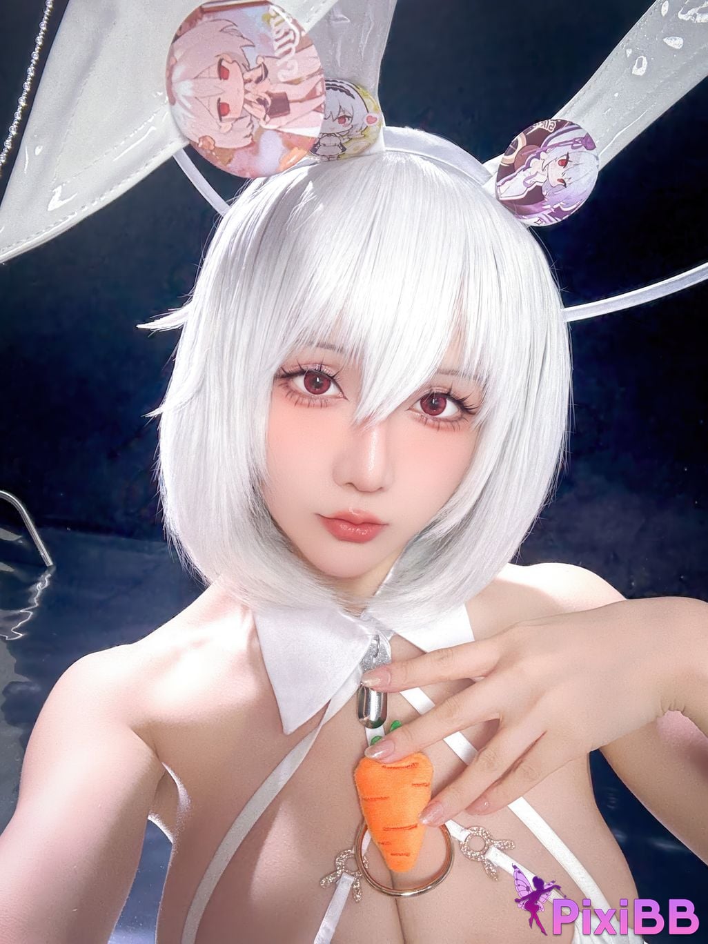 Cosplayer The star is late Hoshilily azur lane Sirius PixiBB.COM 056