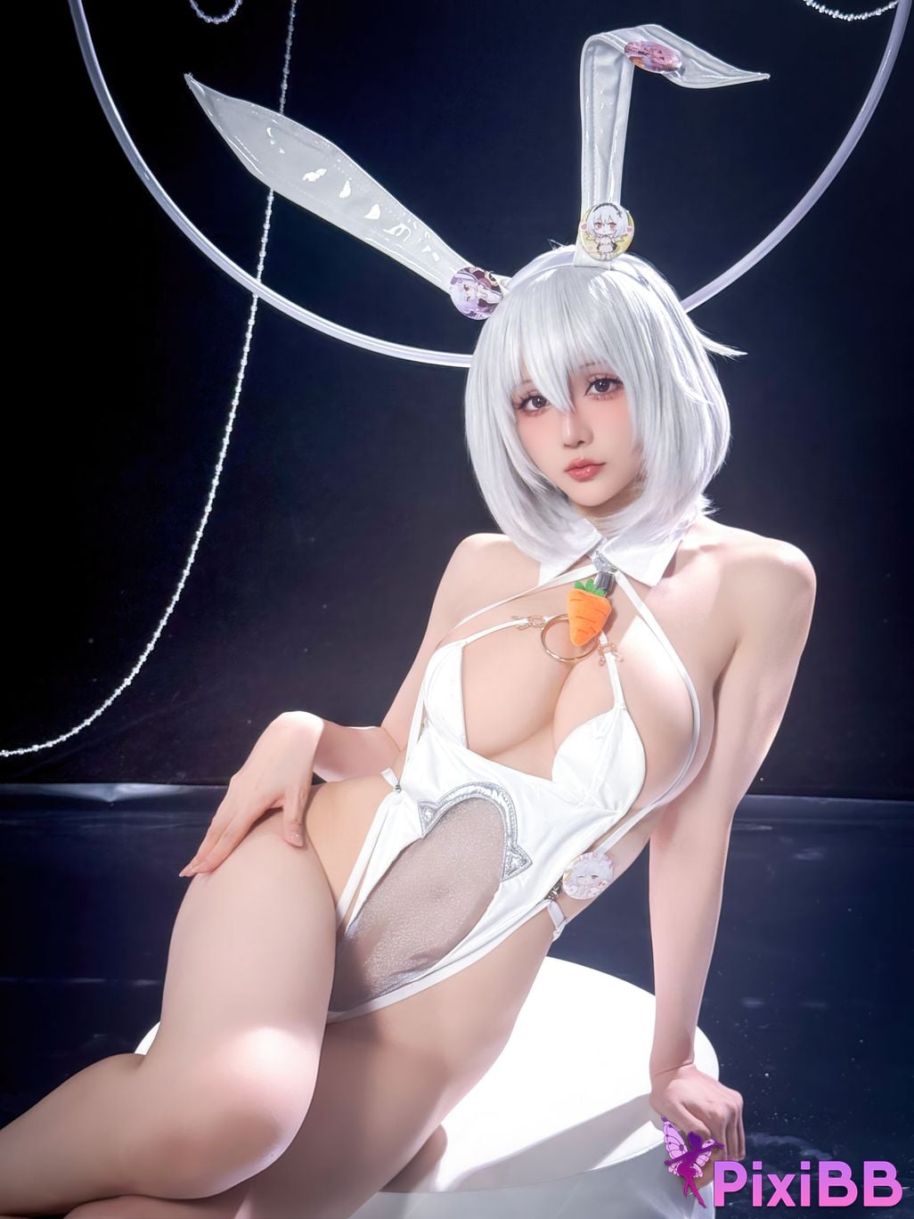 Cosplayer The star is late Hoshilily azur lane Sirius PixiBB.COM 057