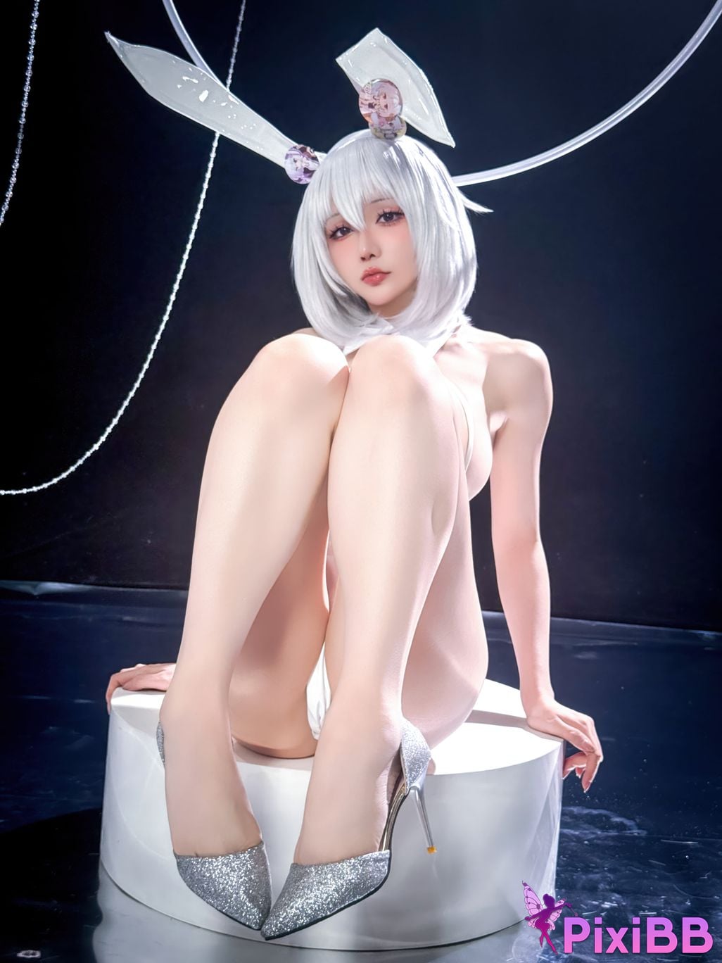 Cosplayer The star is late Hoshilily azur lane Sirius PixiBB.COM 058