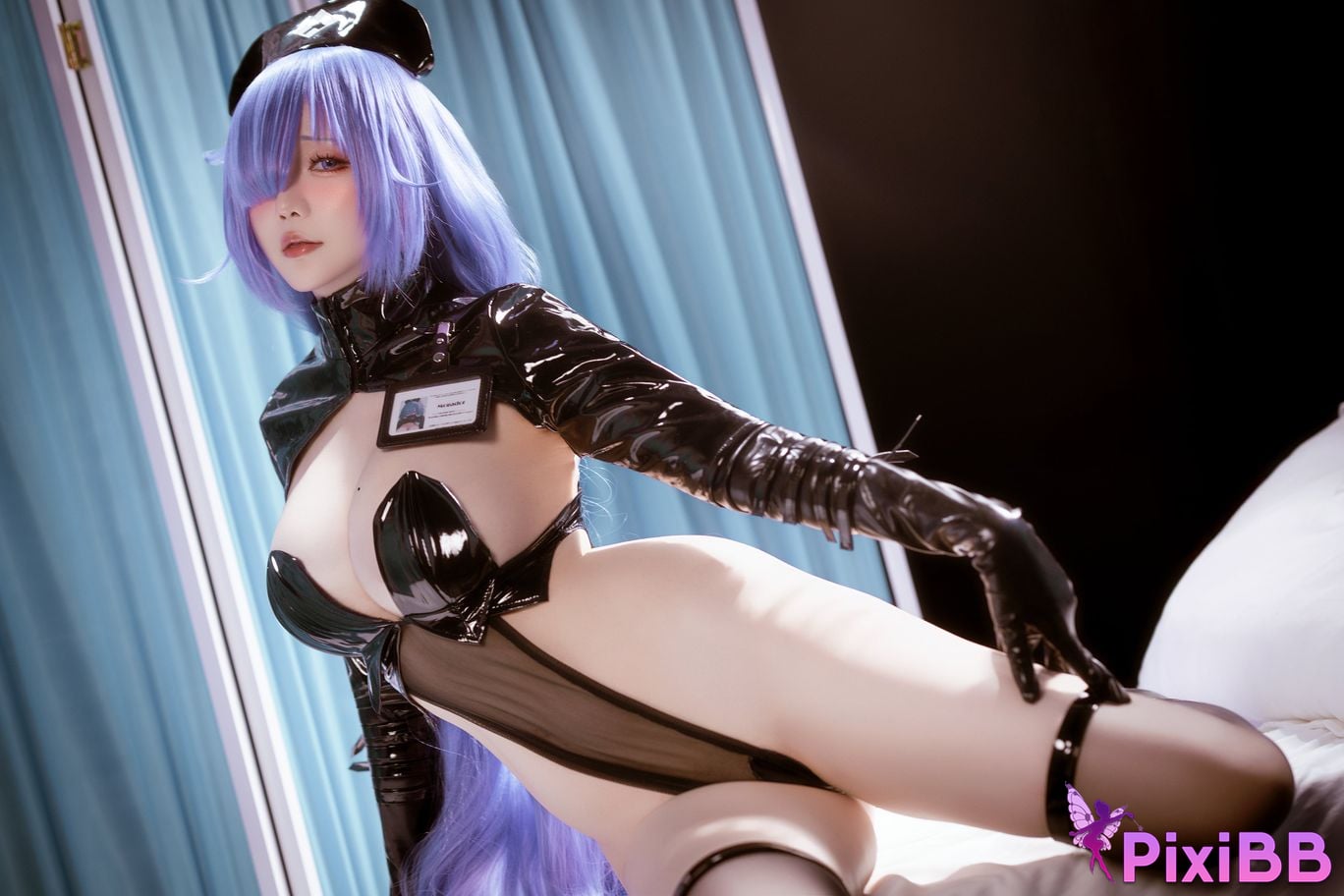 Cosplayer Hoshilily Azur Lane Mogador Nurse Costume PixiBB.COM 014