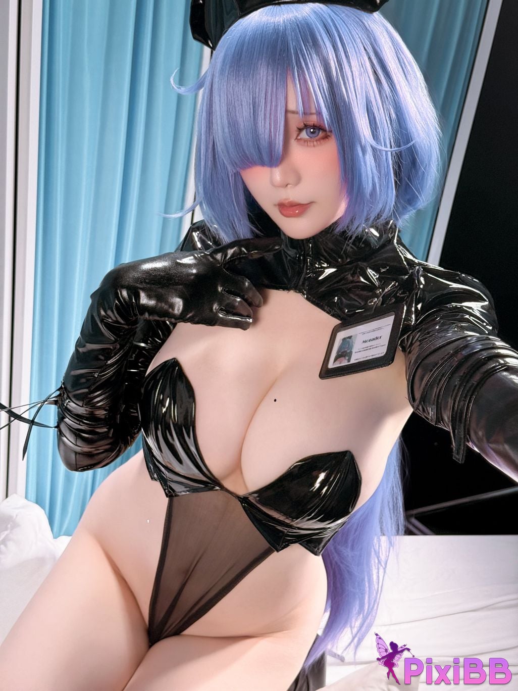 Cosplayer Hoshilily Azur Lane Mogador Nurse Costume PixiBB.COM 059