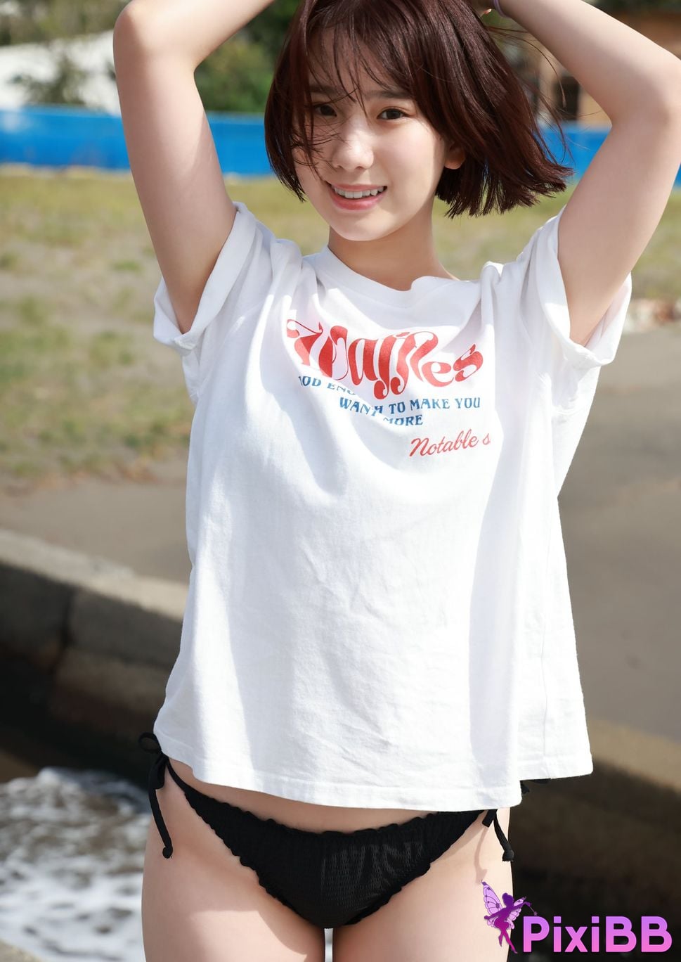 Japanese Idol Nozomi Nishio iRiNE photo collection Translation Pure PixiBB.COM 040