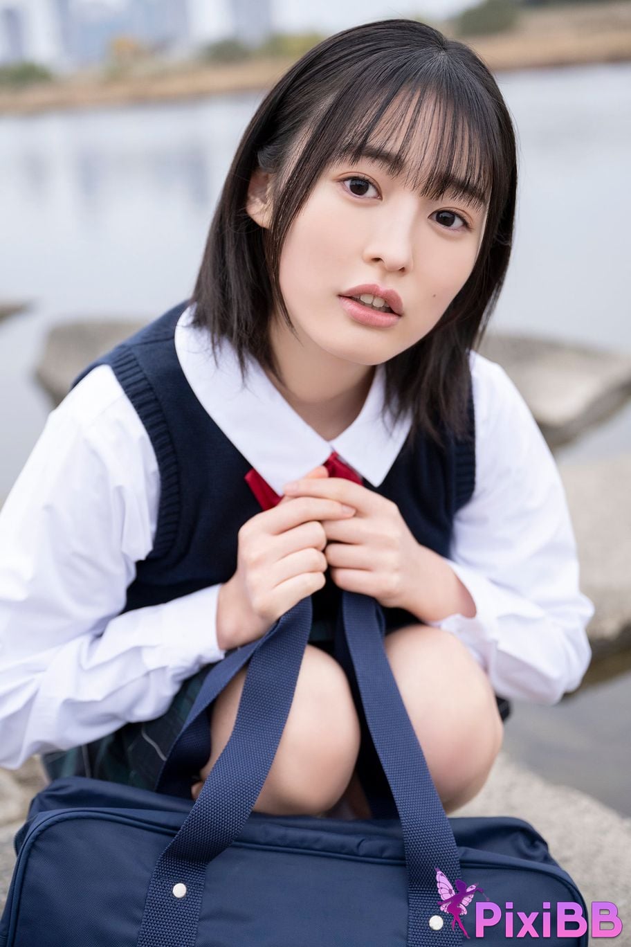 Japanese Idol Miu Shirahama Mito cartoon action digital photo collection Pure White PixiBB.COM 021