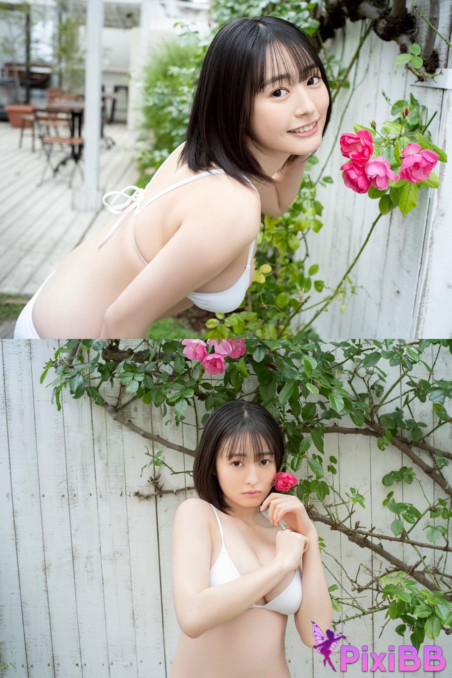 Japanese Idol Miu Shirahama Mito cartoon action digital photo collection Pure White PixiBB.COM 047