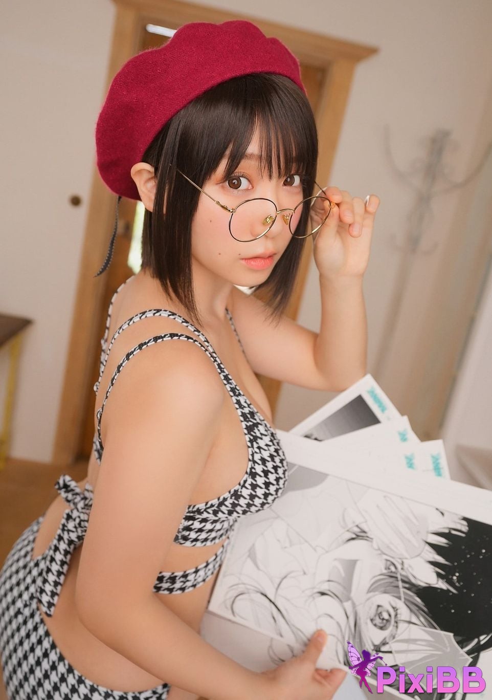 Japanese Idol Moe Iori Harem fetish gravure Tomorrow will be your color too Mei Li Ban 32P PixiBB.COM 006