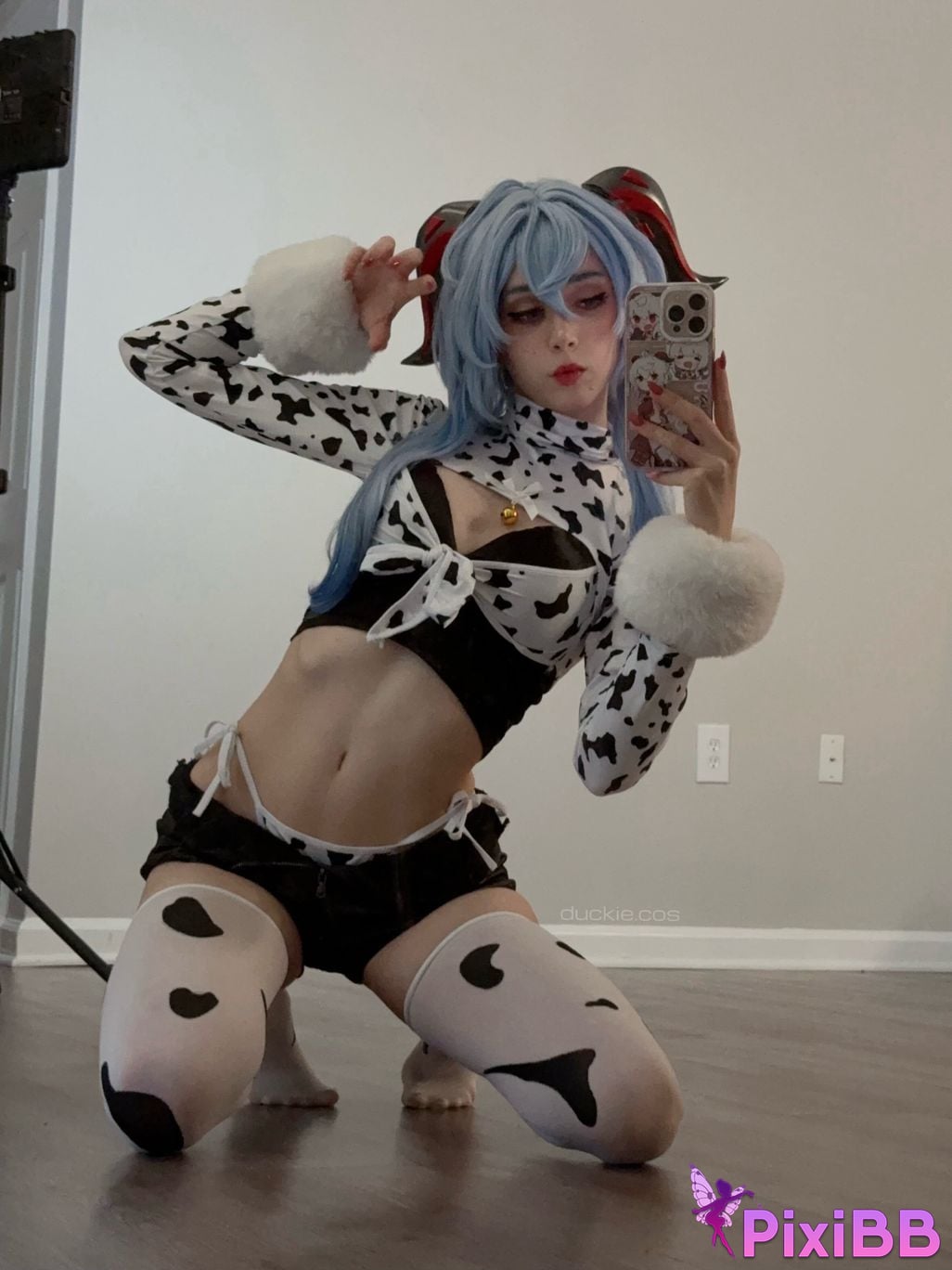 Duckie Cos Ganyu Cow PixiBB.COM 2