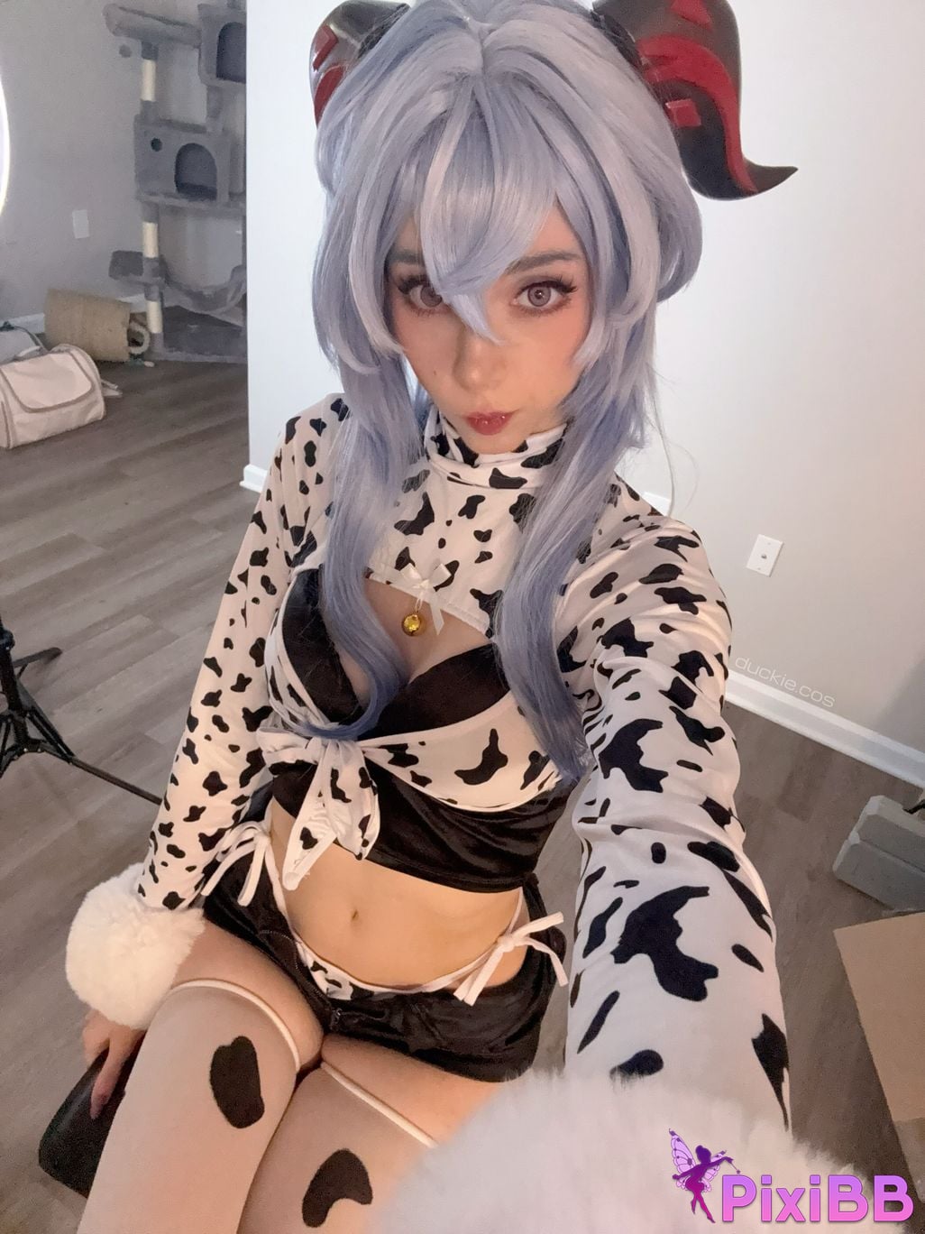 Duckie Cos Ganyu Cow PixiBB.COM 9