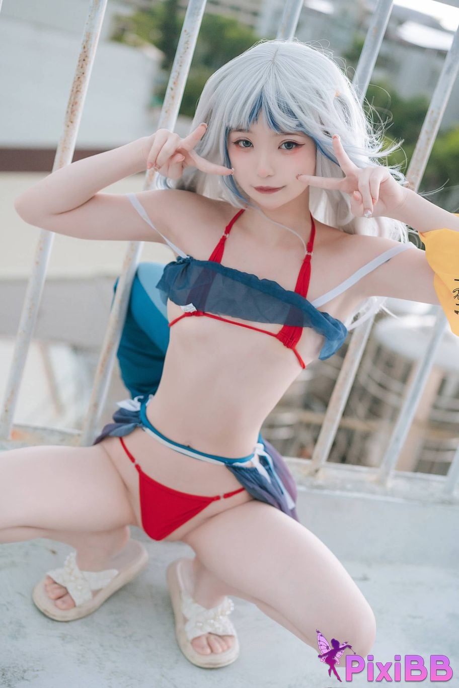 Irisuare 愛莉 Gawr Gura Swimsuit PixiBB.COM 1