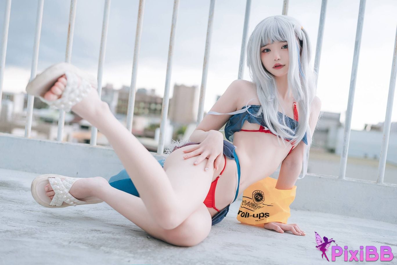 Irisuare 愛莉 Gawr Gura Swimsuit PixiBB.COM 11