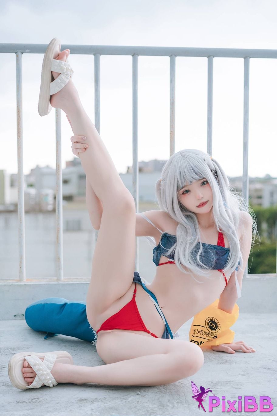 Irisuare 愛莉 Gawr Gura Swimsuit PixiBB.COM 12