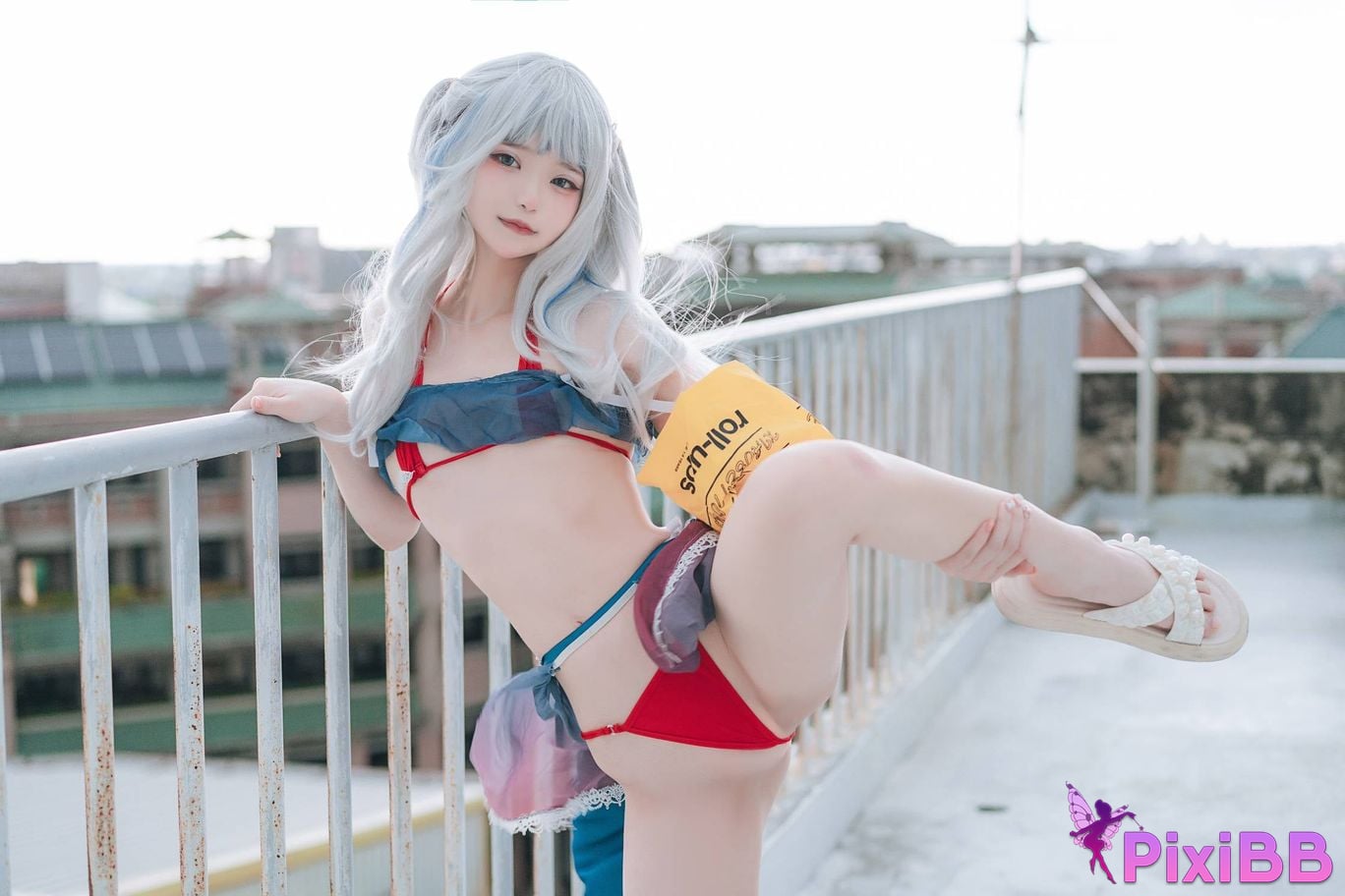 Irisuare 愛莉 Gawr Gura Swimsuit PixiBB.COM 13