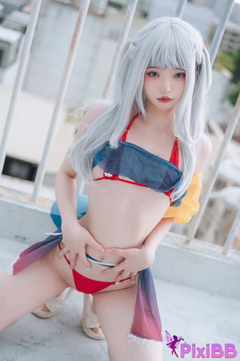 Irisuare 愛莉 Gawr Gura Swimsuit PixiBB.COM 14