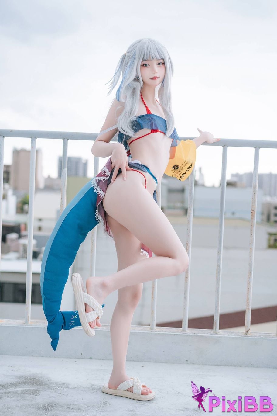 Irisuare 愛莉 Gawr Gura Swimsuit PixiBB.COM 7