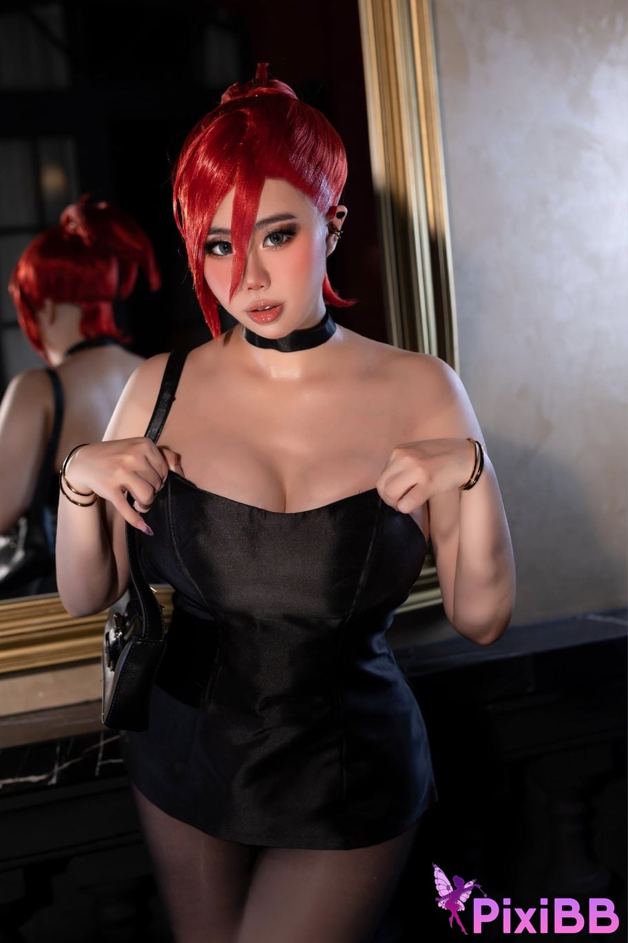 Noi Oogami Frankie Foster Black Dress PixiBB.COM 61