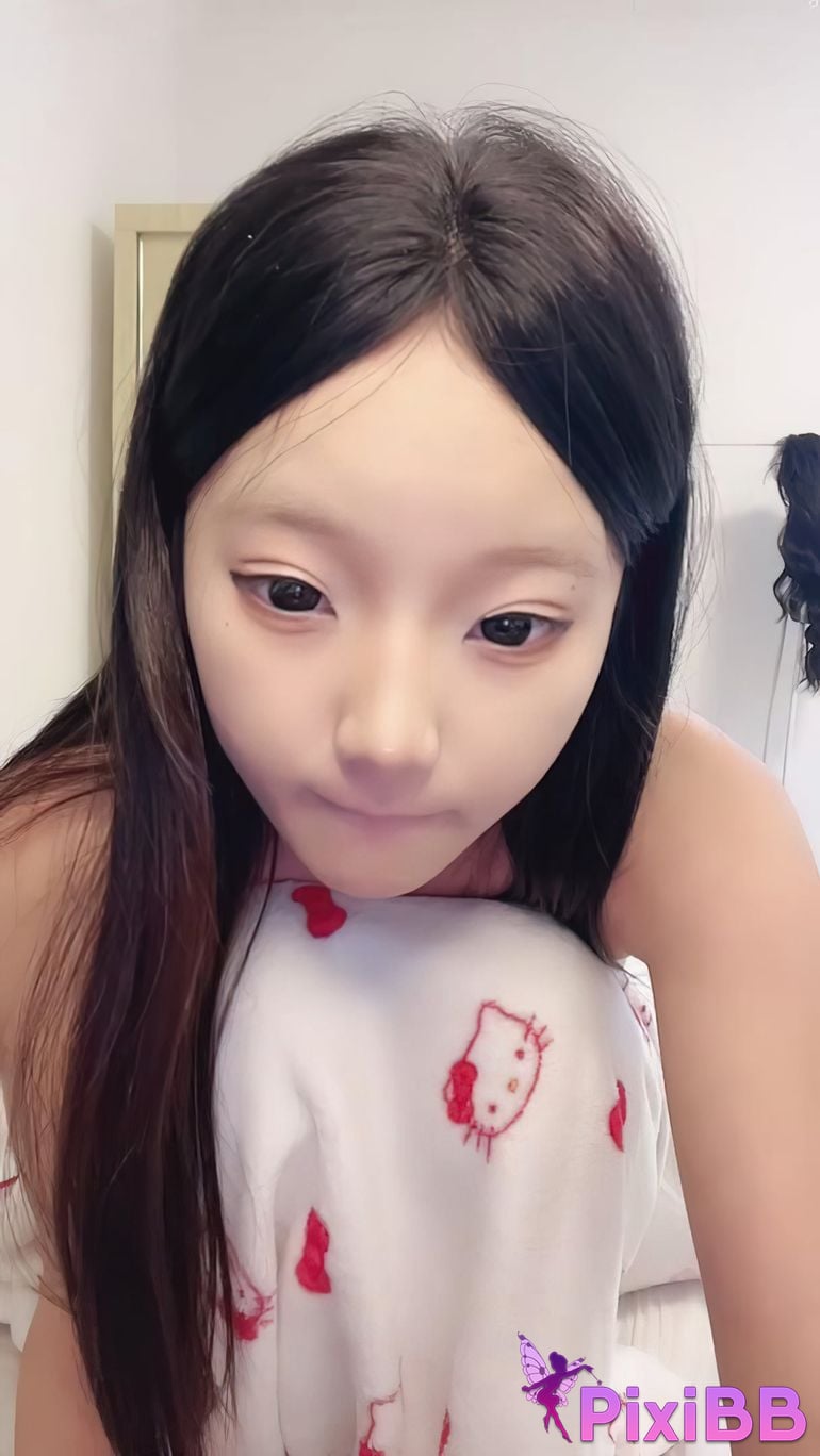 06 Best sisters School belle goes to sea Pink jade body Full scale private photography PixiBB.COM 001